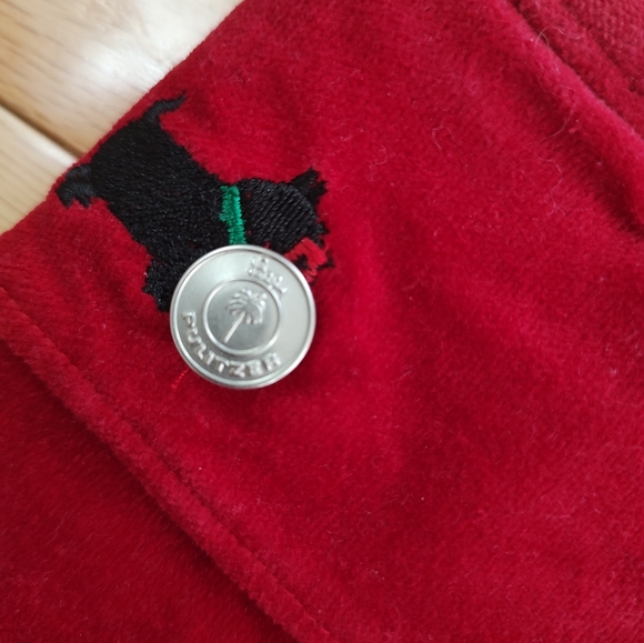 Lilly Pulitzer vintage Scottie dog mini skirt 2 EUC - Picture 4 of 5